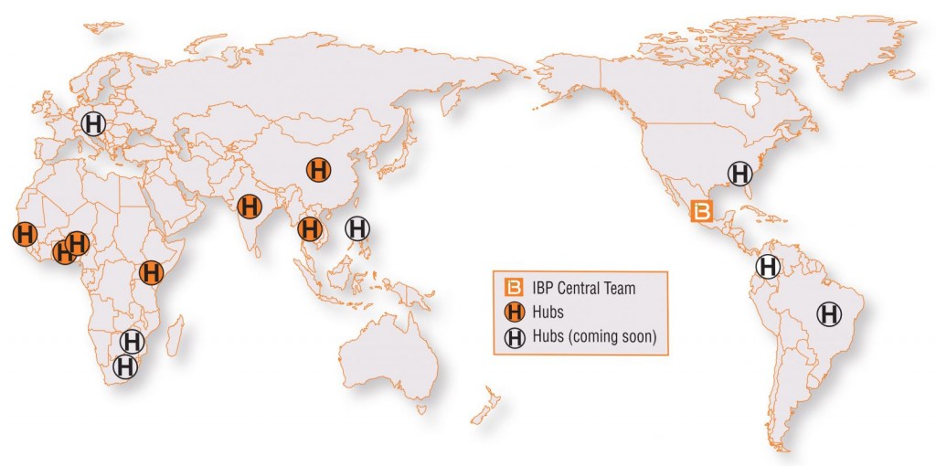 IBP Regional Hubs worldwide.